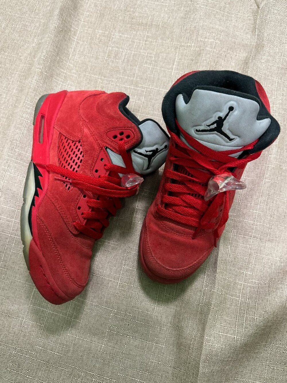 Air Jordan 5 Retro 'Red Suede' Sneakers